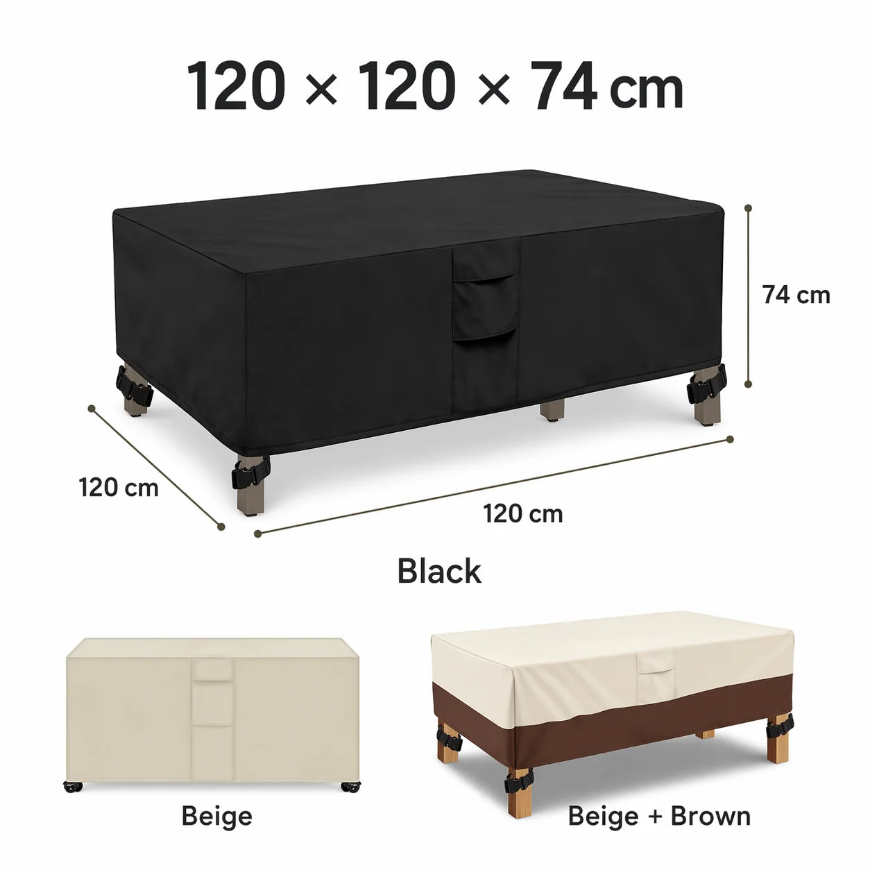 Heavy Duty Waterproof Cover for L-Shaped & Chaise Lounge Sofas – 420D Oxford