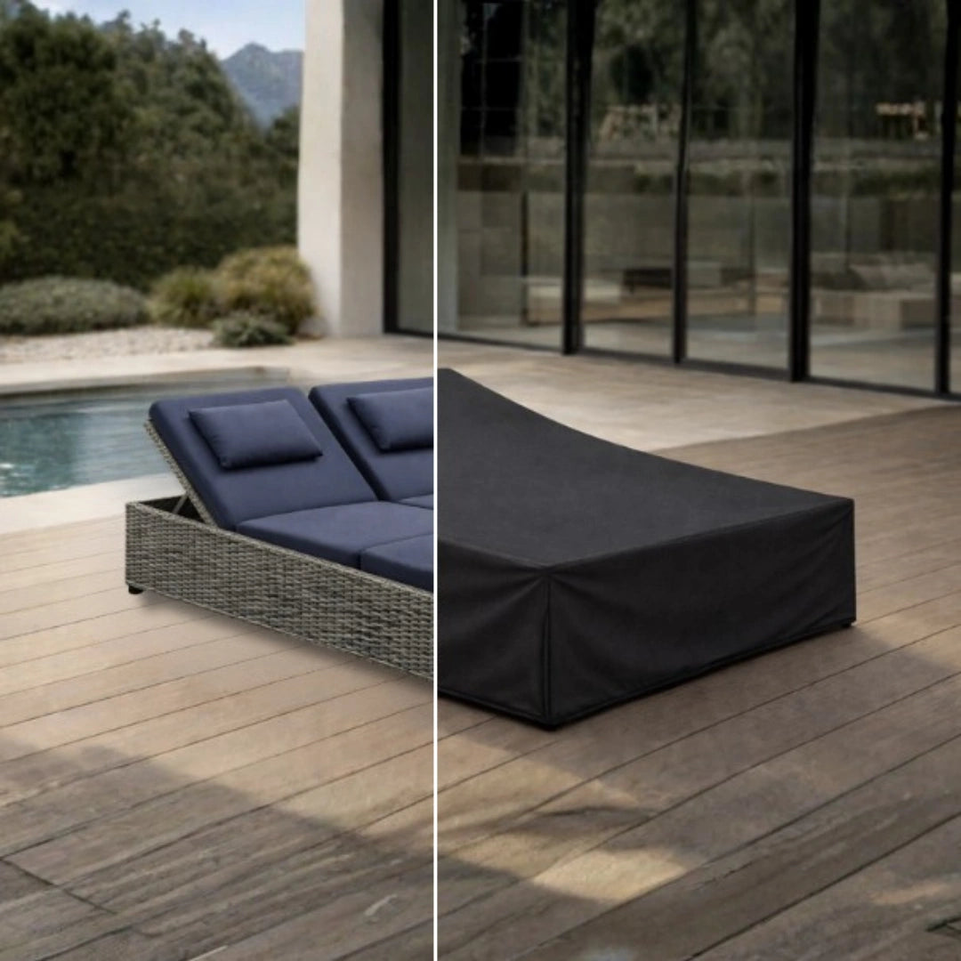 Waterproof Outdoor Double Chaise Lounge Cover