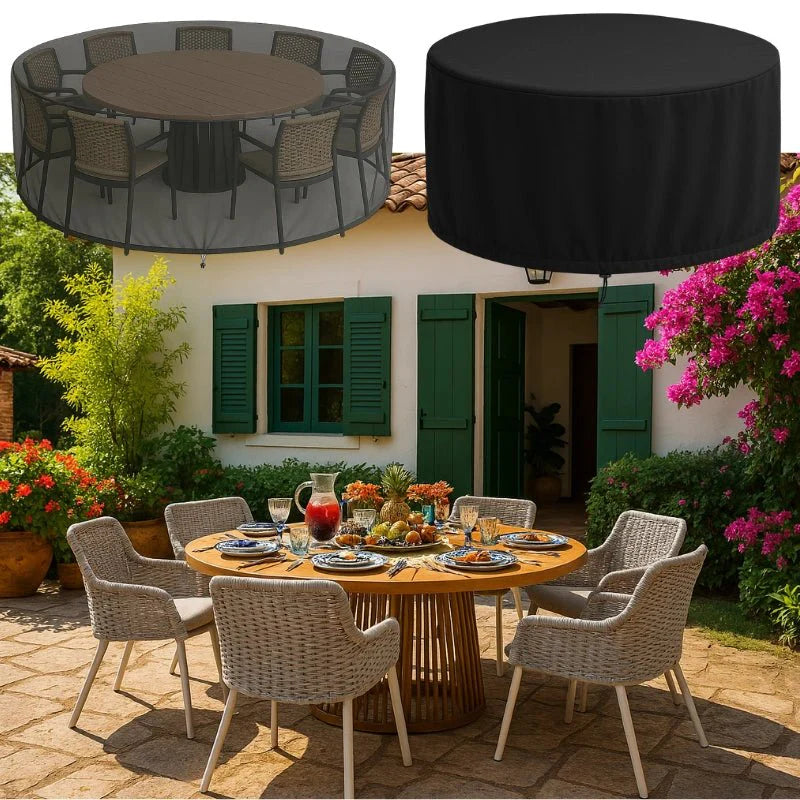Capas Redondas para Móveis de Jardim