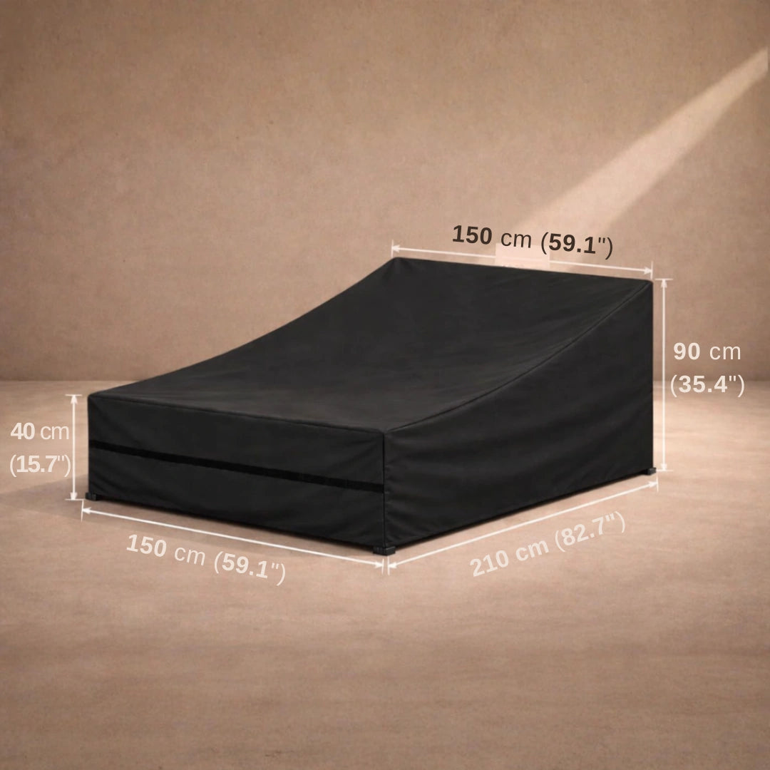 Waterproof Outdoor Double Chaise Lounge Cover