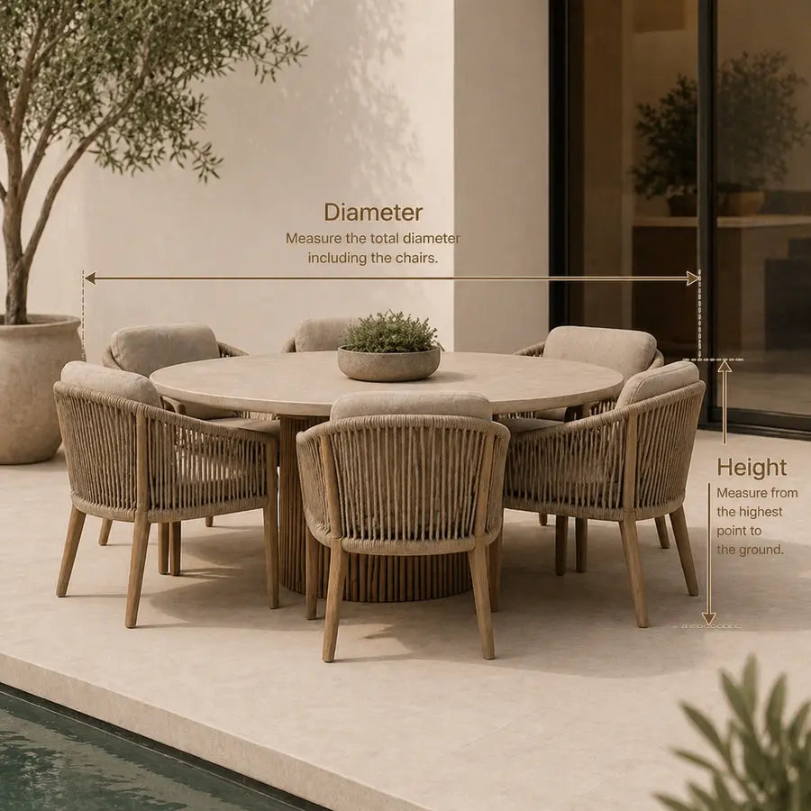 Custom Made-to-Measure Outdoor Furniture Cover