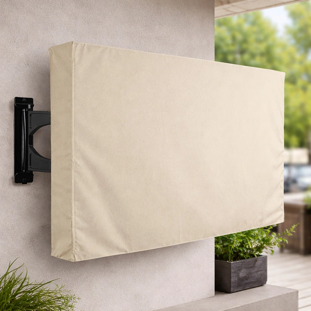 Outdoor TV Cover Waterproof – 600D Heavy Duty for 22”–75” TVs