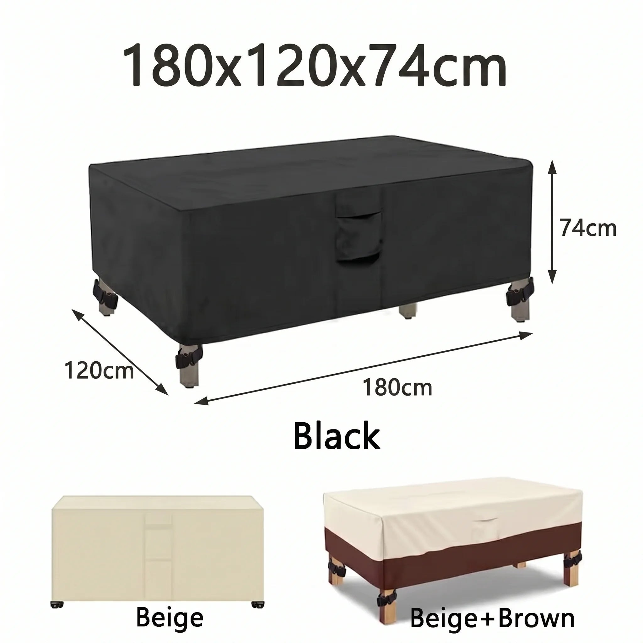Heavy Duty Waterproof Cover for L-Shaped & Chaise Lounge Sofas – 420D Oxford