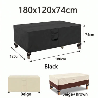Heavy Duty Waterproof Cover for L-Shaped & Chaise Lounge Sofas – 420D Oxford