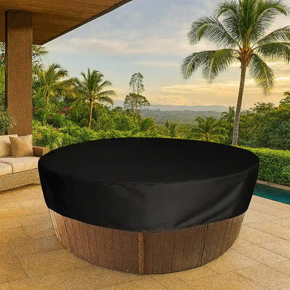 Capa Protetora Redonda para Hidromassagem Banheira ou Spa – Impermeável e Anti-UV