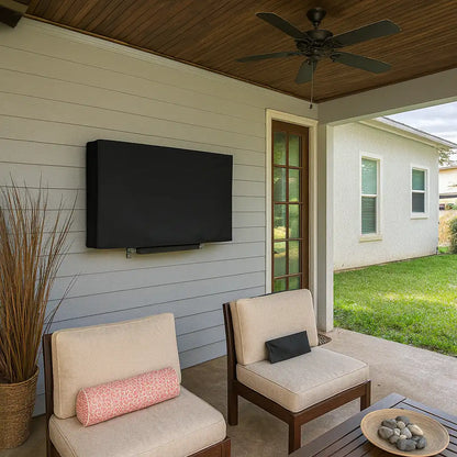 Capa Protetora para TV Impermeável 19″ a 75″ em Couro Sintético