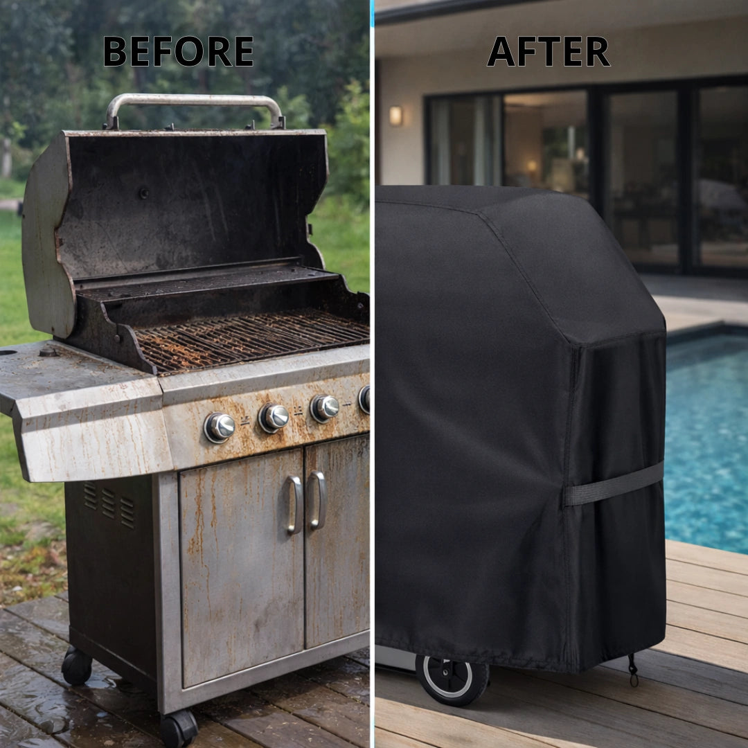 Waterproof Outdoor BBQ Grill Cover – Heavy-Duty All-Weather Protection