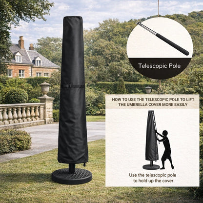 Waterproof Outdoor Cantilever Umbrella Cover