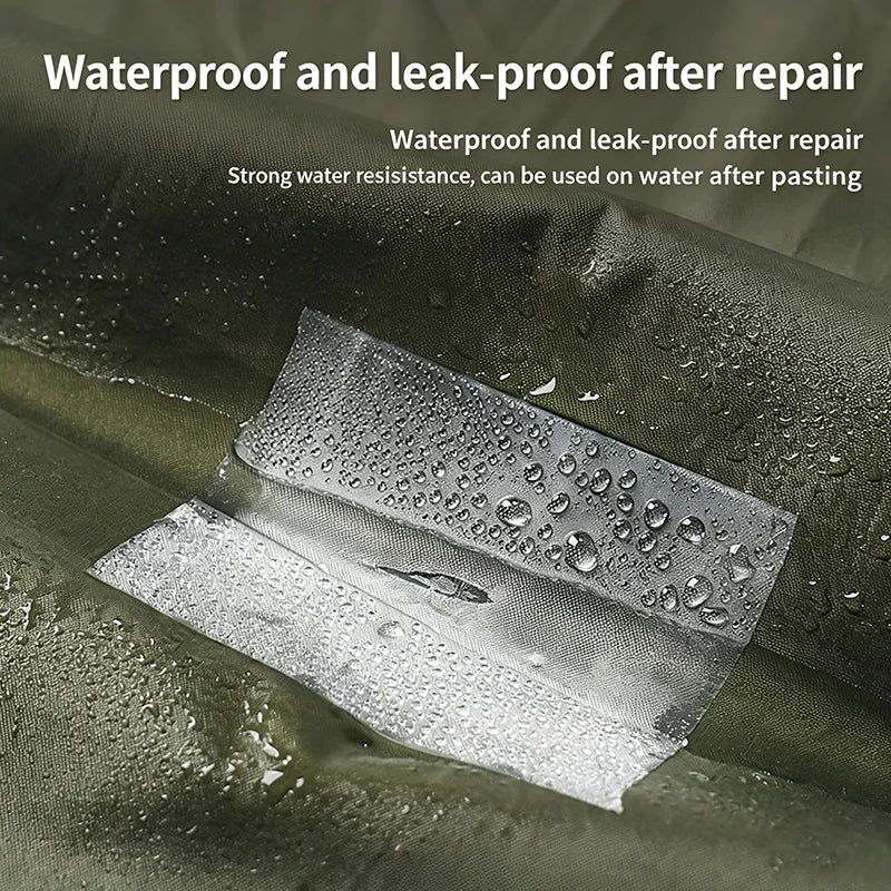 Transparent Waterproof Repair Tape – Invisible Protection for Outdoor Covers & Fabrics