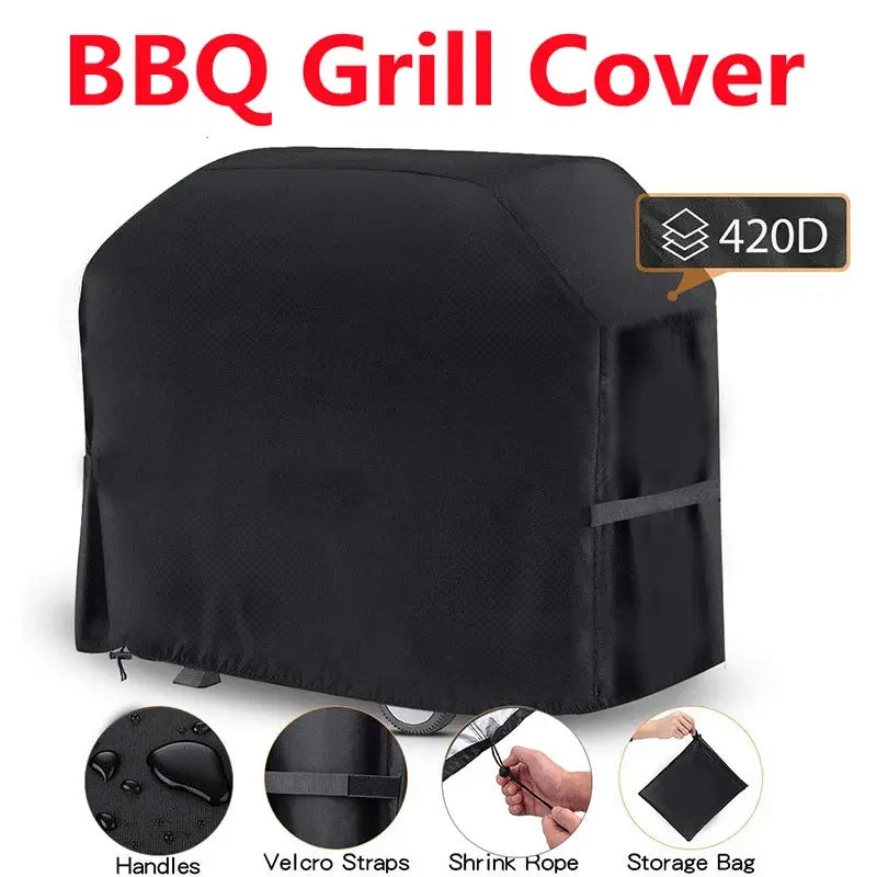 Waterproof Outdoor BBQ Grill Cover – Heavy-Duty All-Weather Protection