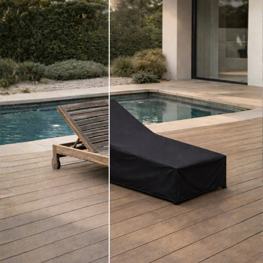 Waterproof Outdoor Single Sun Lounger Protection Cover