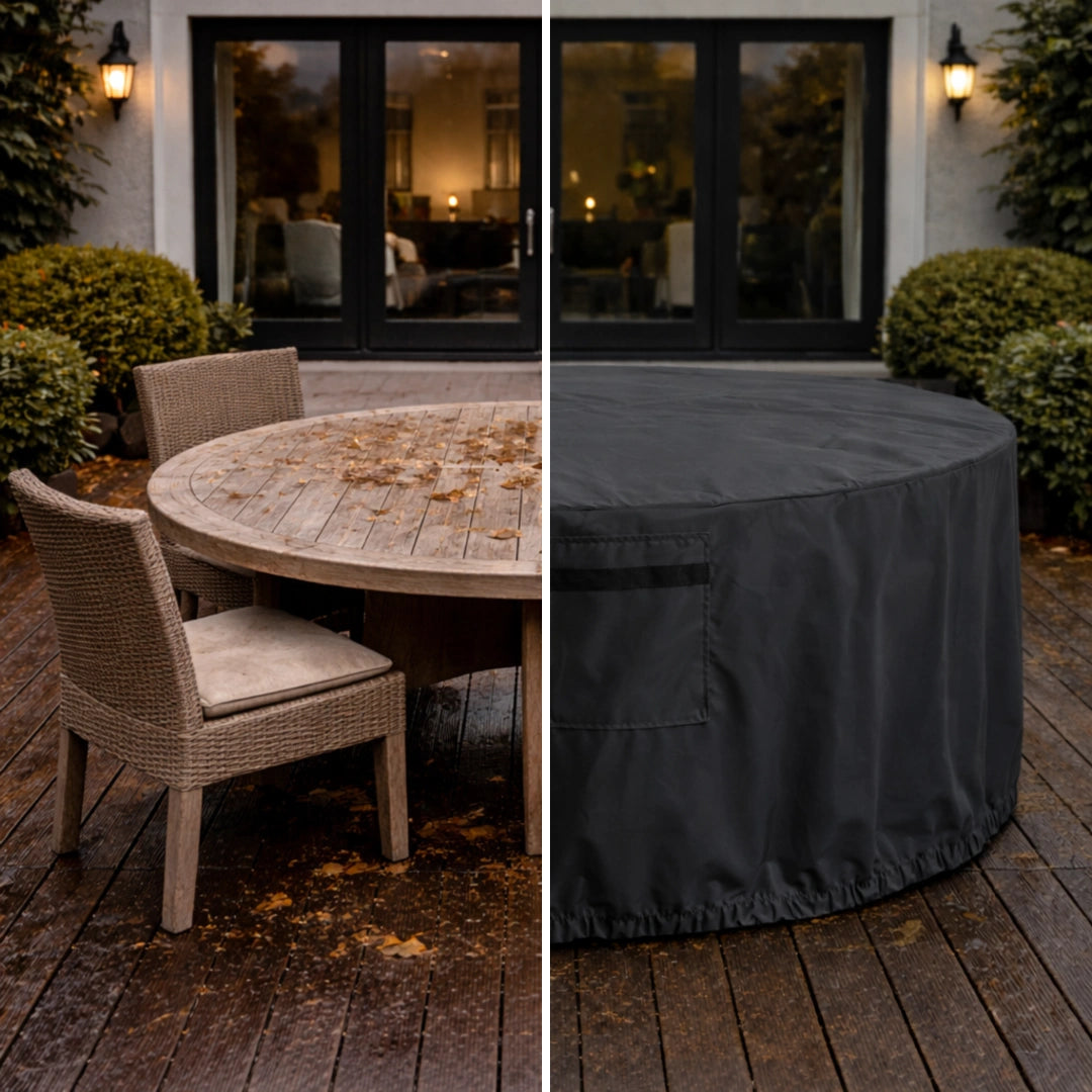 Waterproof Round Outdoor Furniture Cover