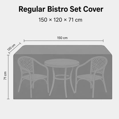 Bistro Set Cover – Waterproof Cover for Table & 2 Chairs