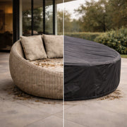 Waterproof Round Outdoor Daybed Cover – Garden & Pool Daybed Protection