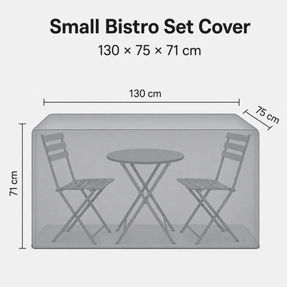 Bistro Set Cover – Waterproof Cover for Table & 2 Chairs